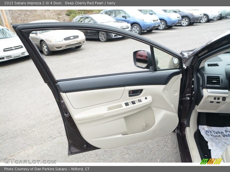 Deep Cherry Red Pearl / Ivory 2013 Subaru Impreza 2.0i 4 Door