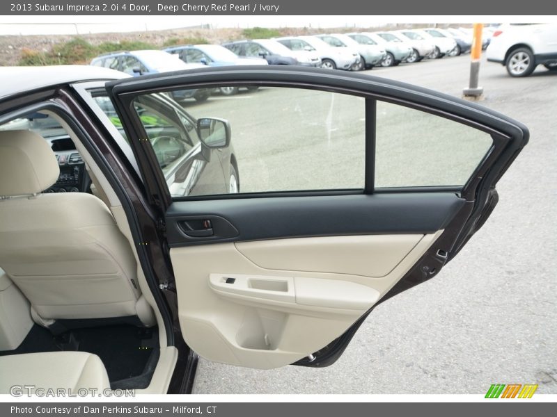 Deep Cherry Red Pearl / Ivory 2013 Subaru Impreza 2.0i 4 Door