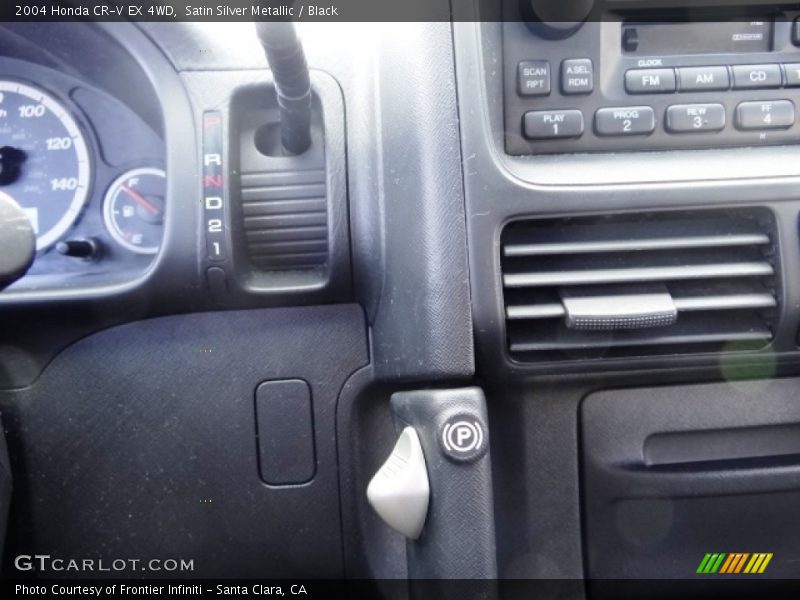 Satin Silver Metallic / Black 2004 Honda CR-V EX 4WD