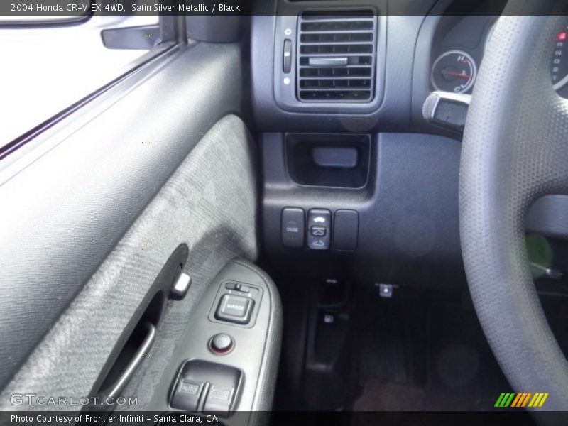 Satin Silver Metallic / Black 2004 Honda CR-V EX 4WD
