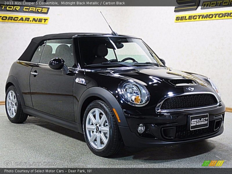 Midnight Black Metallic / Carbon Black 2013 Mini Cooper S Convertible