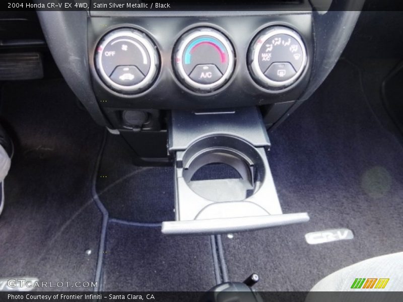 Satin Silver Metallic / Black 2004 Honda CR-V EX 4WD