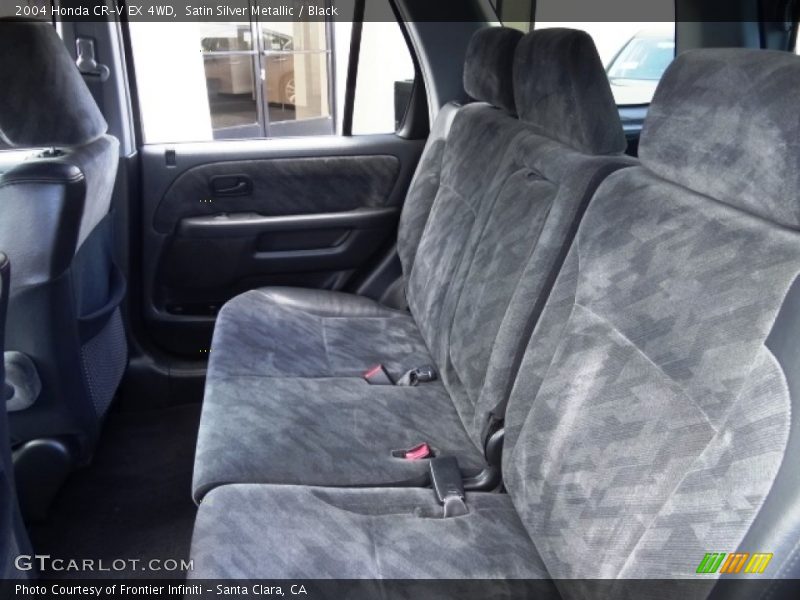 Satin Silver Metallic / Black 2004 Honda CR-V EX 4WD