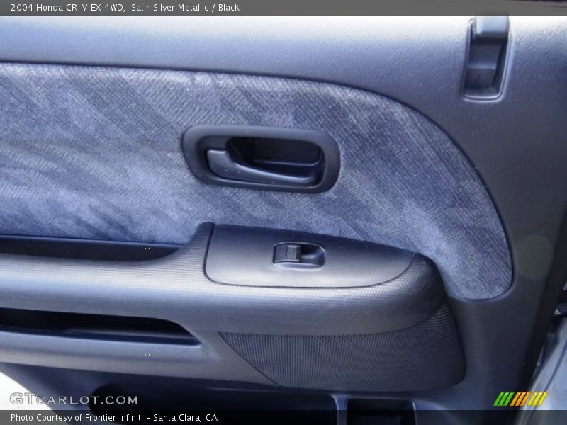 Satin Silver Metallic / Black 2004 Honda CR-V EX 4WD