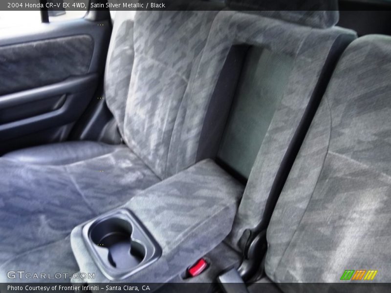 Satin Silver Metallic / Black 2004 Honda CR-V EX 4WD
