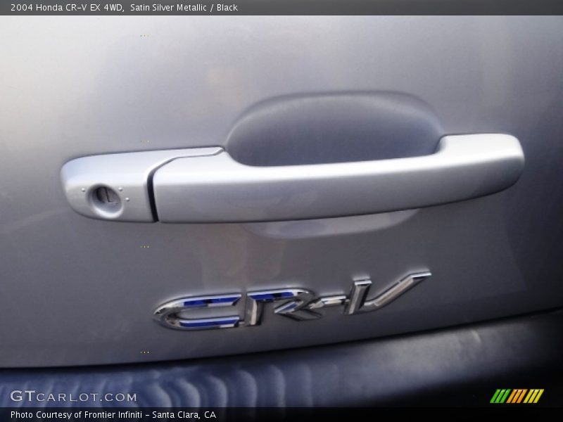 Satin Silver Metallic / Black 2004 Honda CR-V EX 4WD