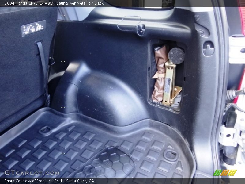 Satin Silver Metallic / Black 2004 Honda CR-V EX 4WD
