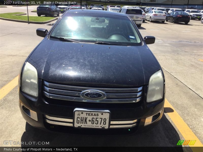 Black / Charcoal Black 2007 Ford Fusion SEL V6