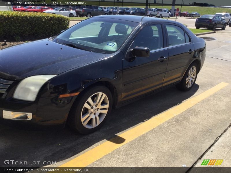 Black / Charcoal Black 2007 Ford Fusion SEL V6