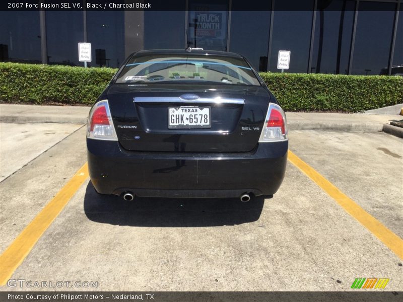 Black / Charcoal Black 2007 Ford Fusion SEL V6