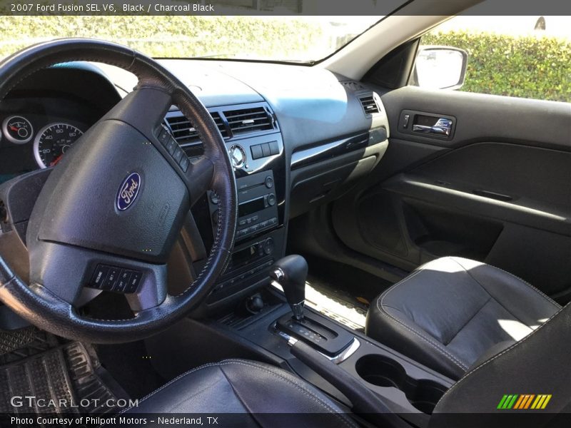 Black / Charcoal Black 2007 Ford Fusion SEL V6