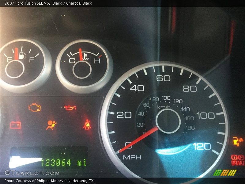 Black / Charcoal Black 2007 Ford Fusion SEL V6