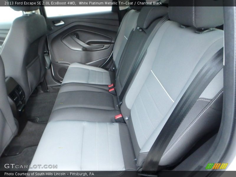 White Platinum Metallic Tri-Coat / Charcoal Black 2013 Ford Escape SE 2.0L EcoBoost 4WD