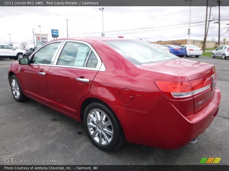 Red Candy Metallic / Cashmere 2011 Lincoln MKZ AWD