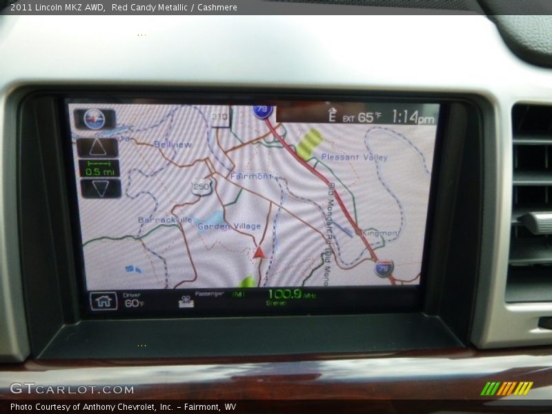 Red Candy Metallic / Cashmere 2011 Lincoln MKZ AWD