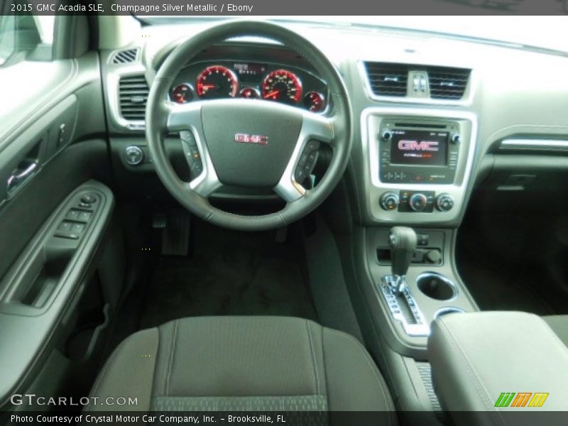 Champagne Silver Metallic / Ebony 2015 GMC Acadia SLE