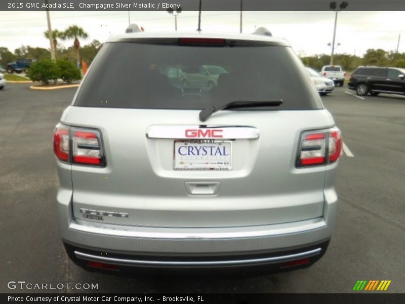 Champagne Silver Metallic / Ebony 2015 GMC Acadia SLE