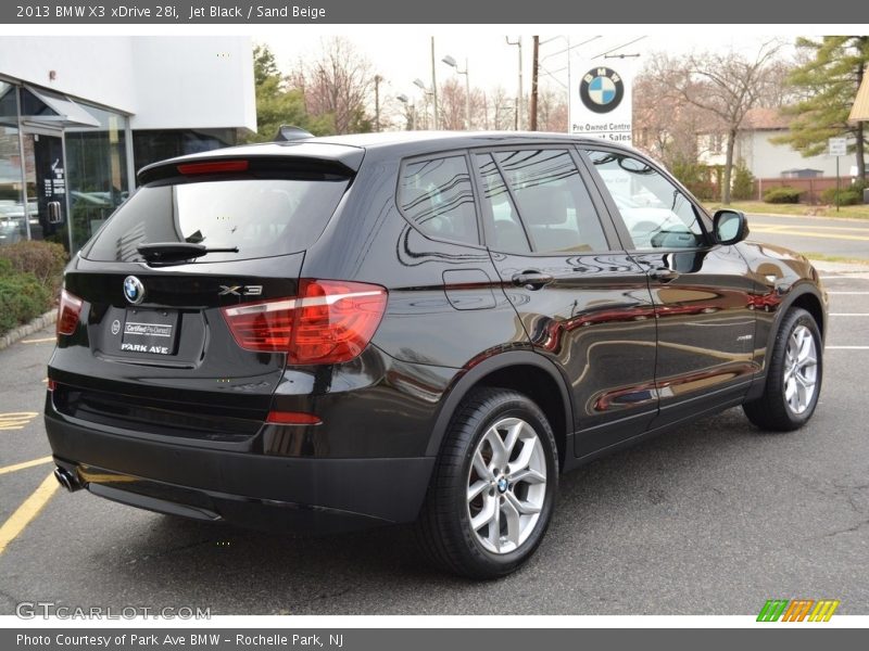 Jet Black / Sand Beige 2013 BMW X3 xDrive 28i