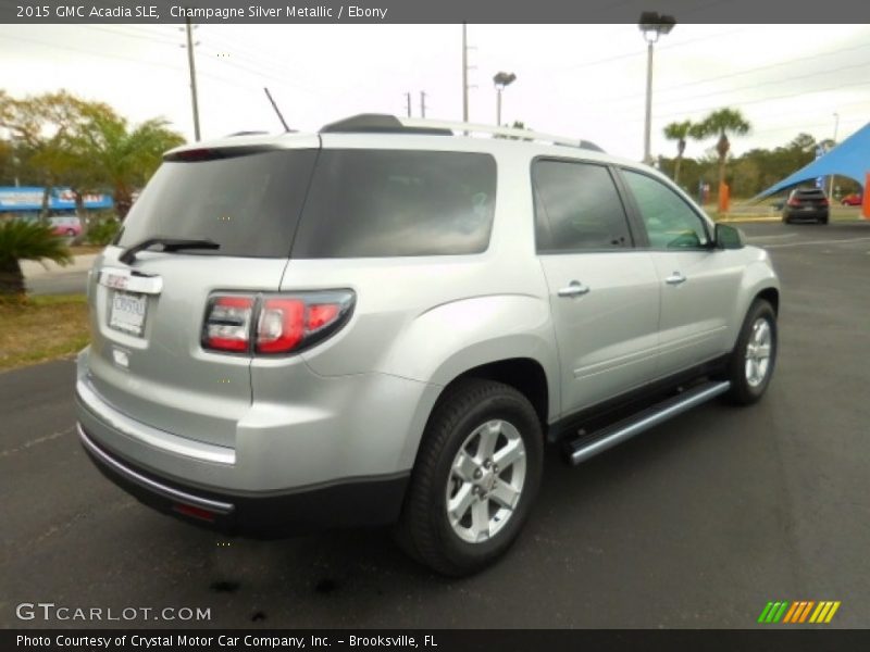 Champagne Silver Metallic / Ebony 2015 GMC Acadia SLE