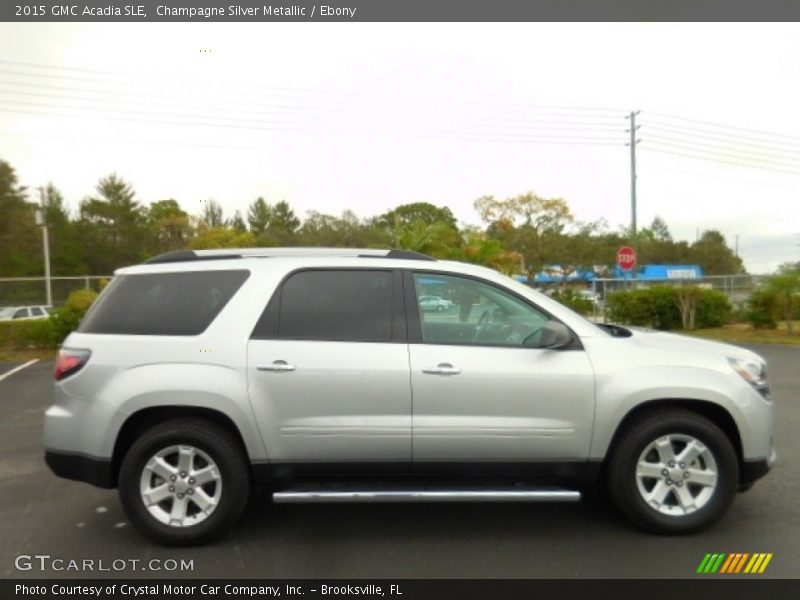 Champagne Silver Metallic / Ebony 2015 GMC Acadia SLE