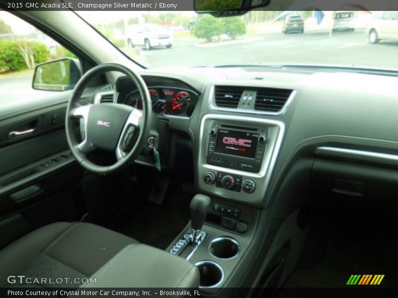 Champagne Silver Metallic / Ebony 2015 GMC Acadia SLE