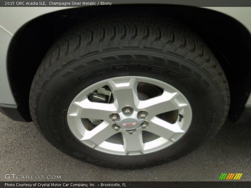 Champagne Silver Metallic / Ebony 2015 GMC Acadia SLE