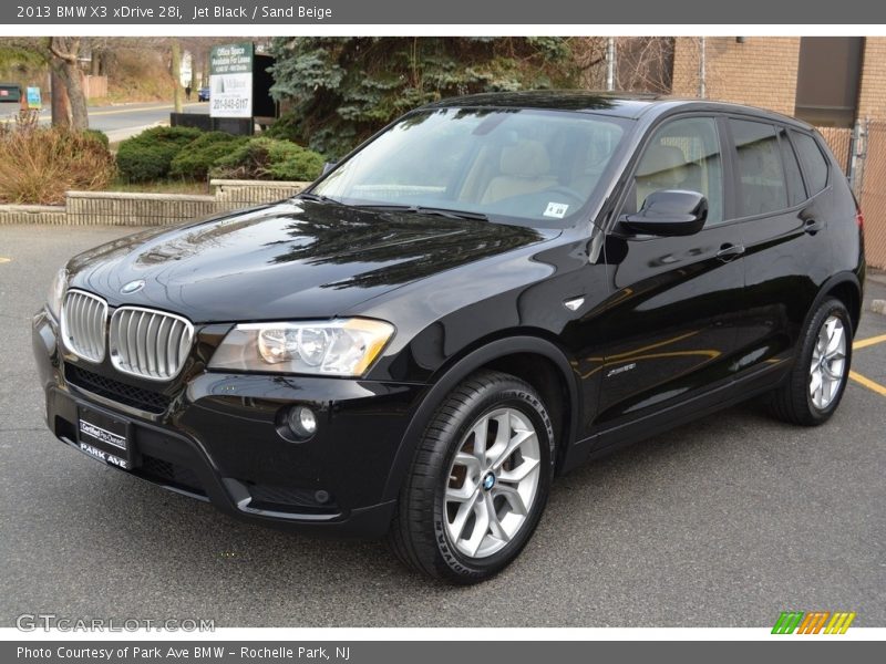 Jet Black / Sand Beige 2013 BMW X3 xDrive 28i