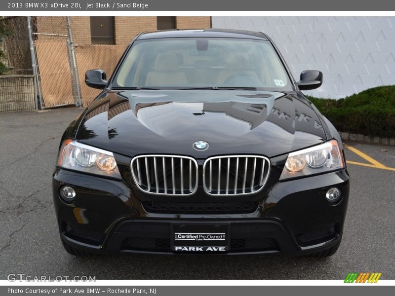 Jet Black / Sand Beige 2013 BMW X3 xDrive 28i