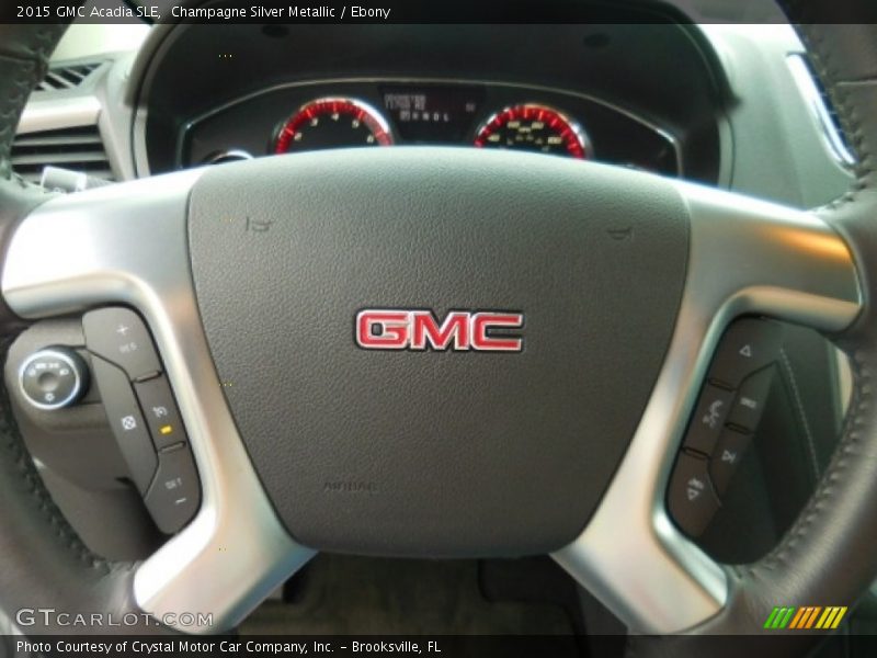 Champagne Silver Metallic / Ebony 2015 GMC Acadia SLE