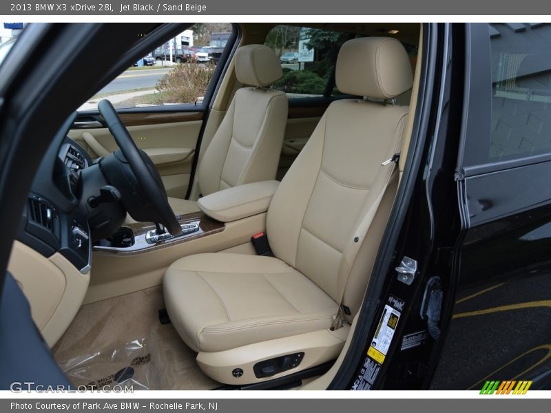 Jet Black / Sand Beige 2013 BMW X3 xDrive 28i