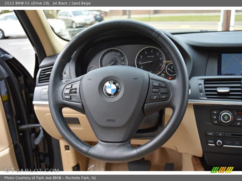 Jet Black / Sand Beige 2013 BMW X3 xDrive 28i