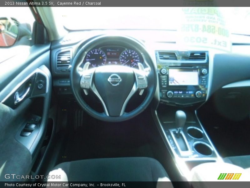 Cayenne Red / Charcoal 2013 Nissan Altima 3.5 SV
