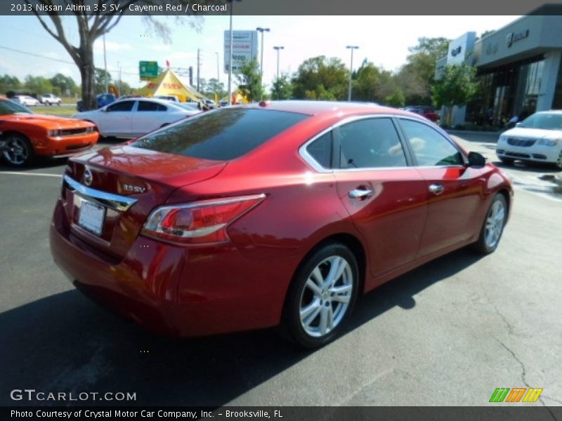Cayenne Red / Charcoal 2013 Nissan Altima 3.5 SV