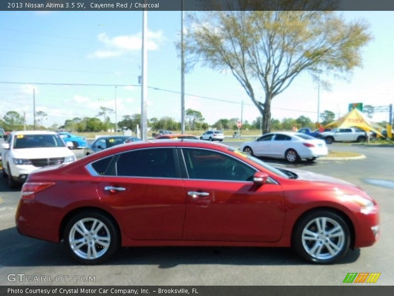 Cayenne Red / Charcoal 2013 Nissan Altima 3.5 SV