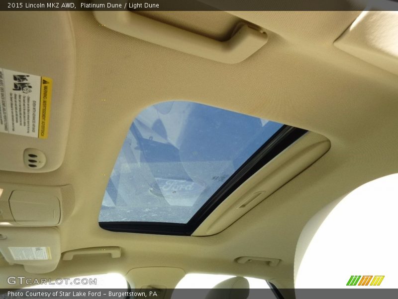 Platinum Dune / Light Dune 2015 Lincoln MKZ AWD