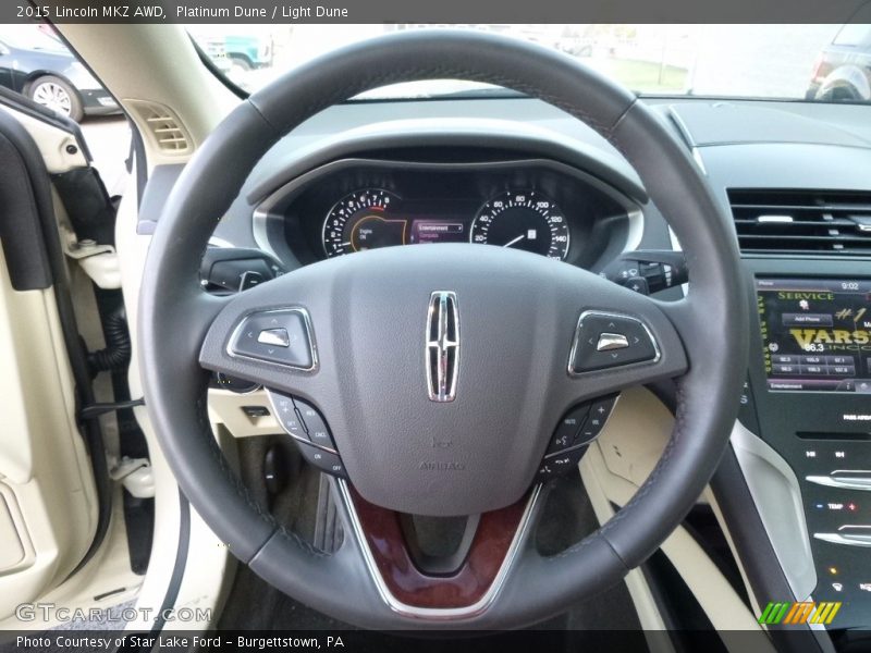 Platinum Dune / Light Dune 2015 Lincoln MKZ AWD