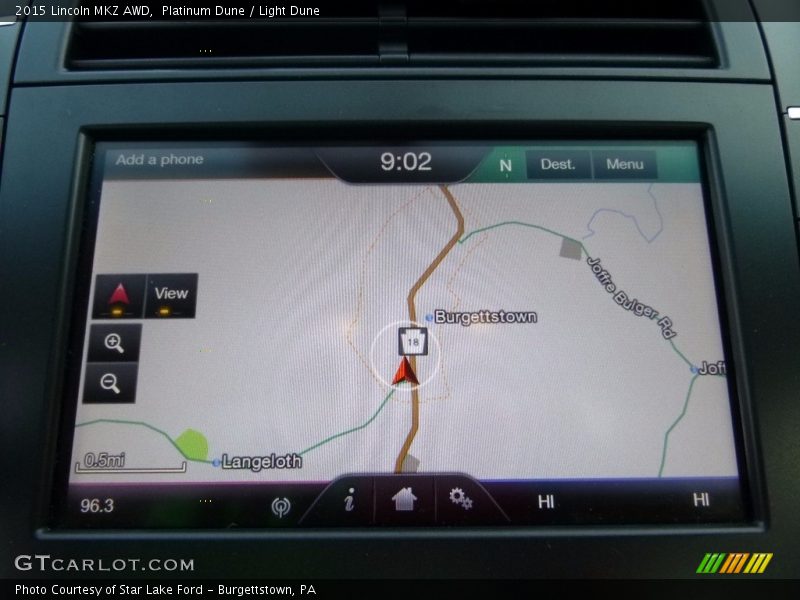 Platinum Dune / Light Dune 2015 Lincoln MKZ AWD