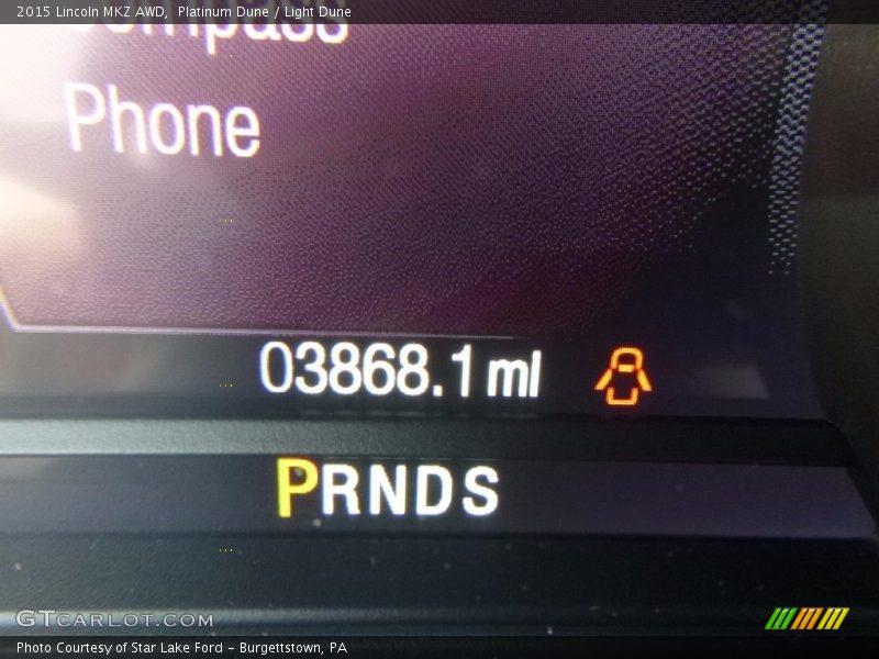 Platinum Dune / Light Dune 2015 Lincoln MKZ AWD