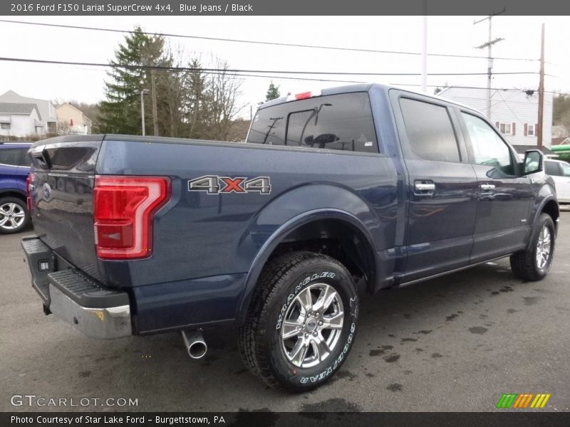 Blue Jeans / Black 2016 Ford F150 Lariat SuperCrew 4x4