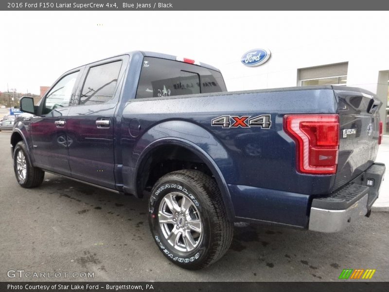 Blue Jeans / Black 2016 Ford F150 Lariat SuperCrew 4x4