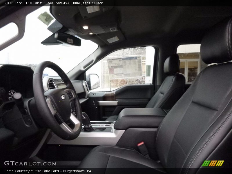 Blue Jeans / Black 2016 Ford F150 Lariat SuperCrew 4x4