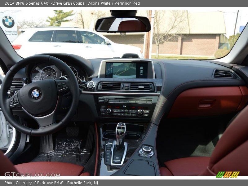 Alpine White / Vermilion Red 2014 BMW 6 Series 640i xDrive Gran Coupe