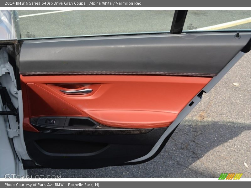 Alpine White / Vermilion Red 2014 BMW 6 Series 640i xDrive Gran Coupe