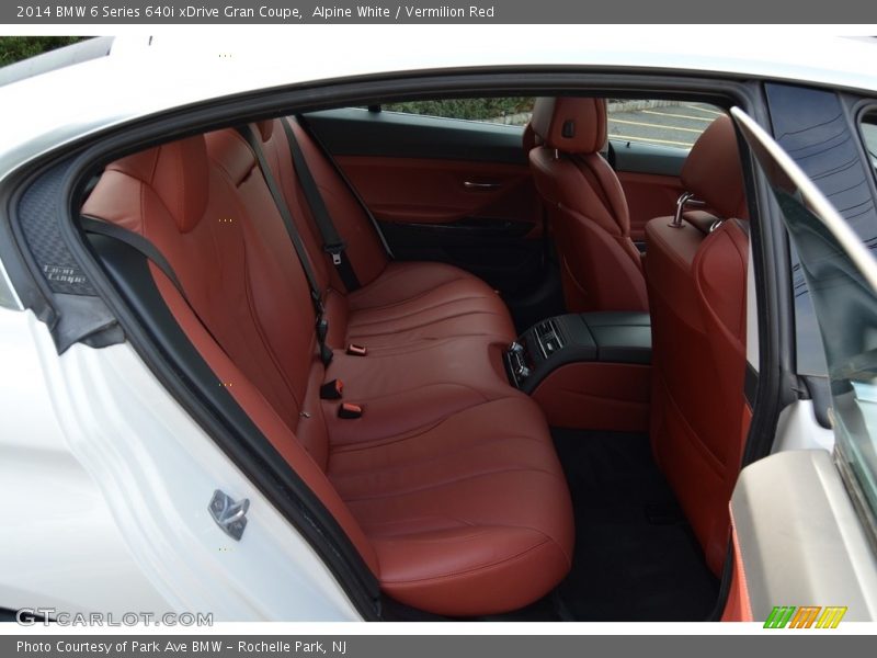 Rear Seat of 2014 6 Series 640i xDrive Gran Coupe