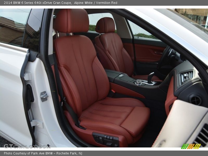 Alpine White / Vermilion Red 2014 BMW 6 Series 640i xDrive Gran Coupe