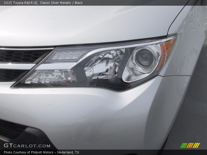 Classic Silver Metallic / Black 2015 Toyota RAV4 LE