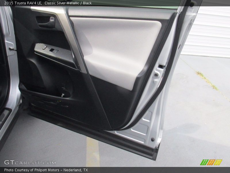 Classic Silver Metallic / Black 2015 Toyota RAV4 LE