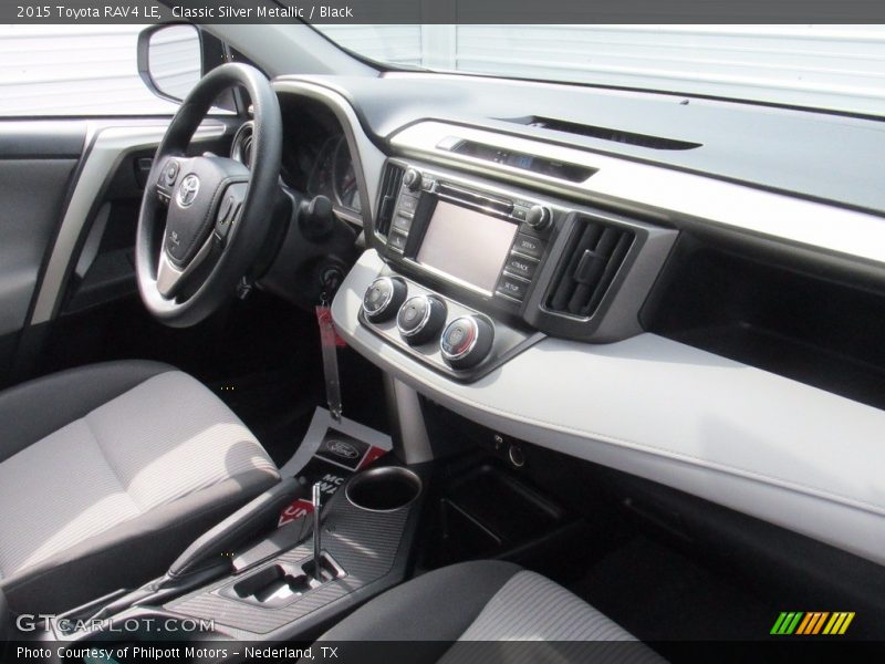 Classic Silver Metallic / Black 2015 Toyota RAV4 LE