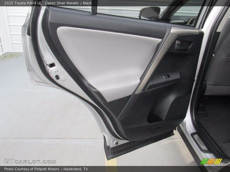 Classic Silver Metallic / Black 2015 Toyota RAV4 LE