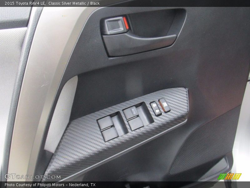 Classic Silver Metallic / Black 2015 Toyota RAV4 LE